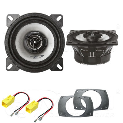 ALPINE LAUTSPRECHER für FIAT DOBLO 1 Typ 223 2000-2010 Heck Hinten 180W #A9DA