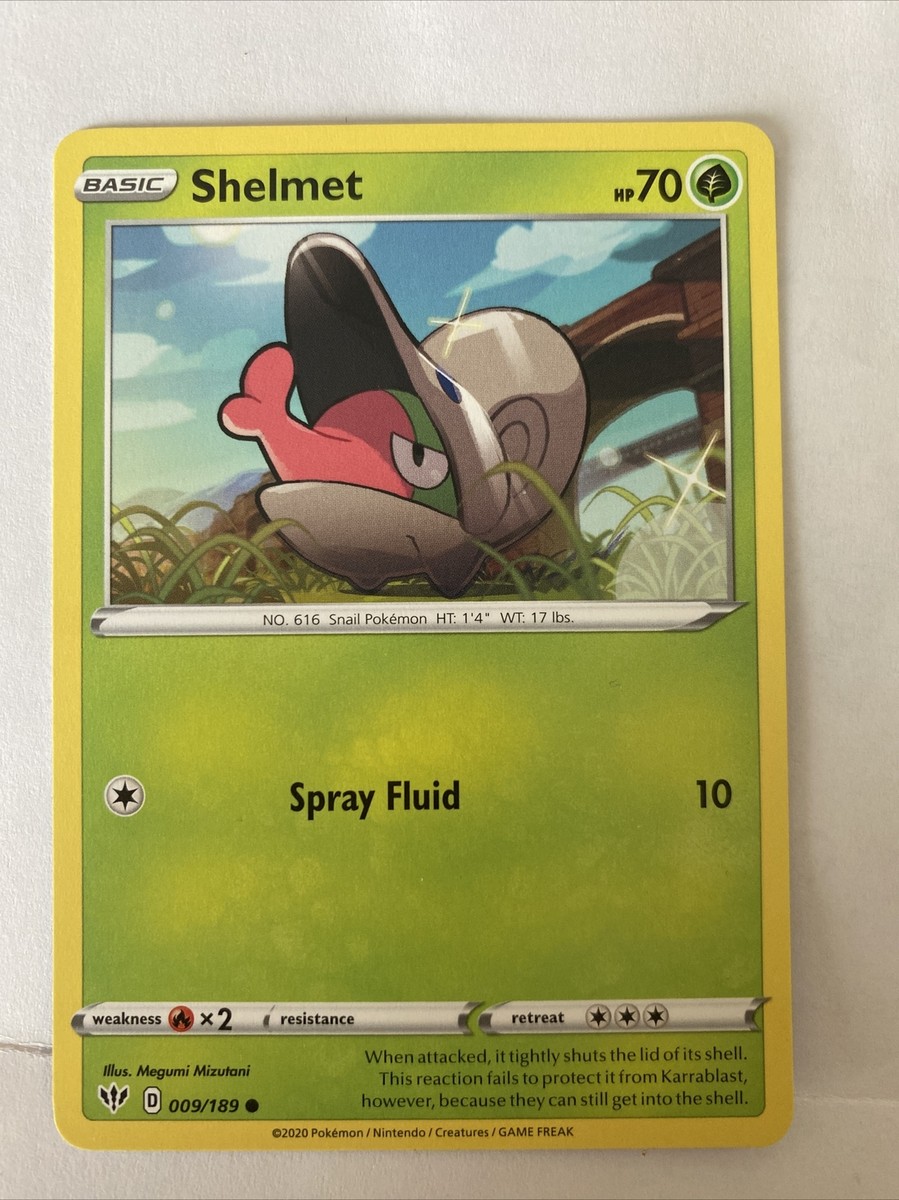 Pokemon Card - Basic Shelmet 009/189 | eBay