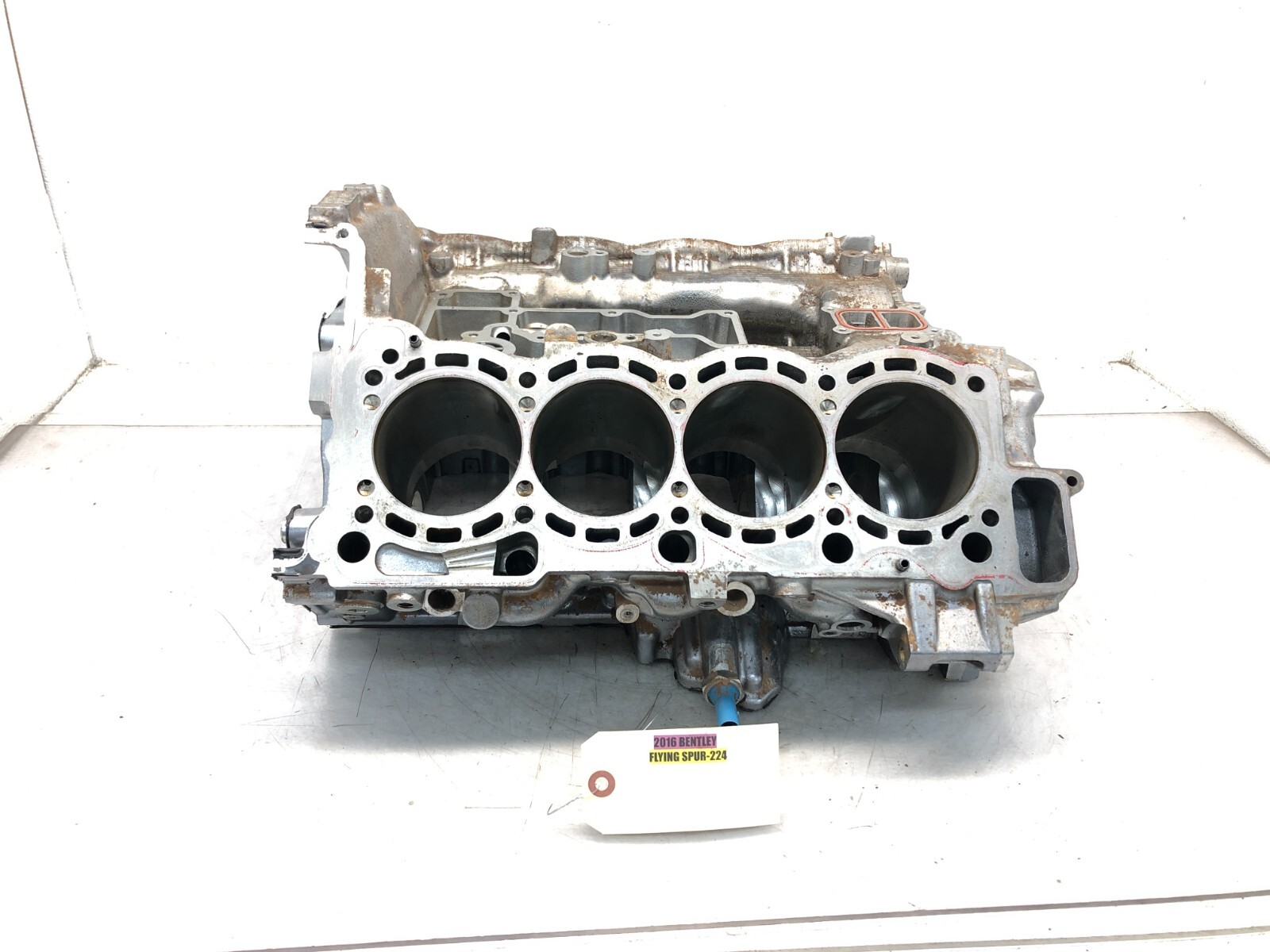 2014-2018 BENTLEY FLYING SPUR 4.0L V8 TWIN TURBO ENGINE MOTOR BARE BLOCK OEM.