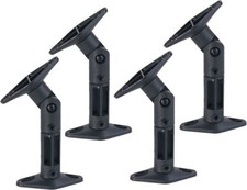 4 PACK UNIVERSAL CEILING WALL SATELLITE SPEAKER MOUNT BRACKETS HOME THEATER BOSE