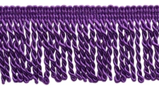 Bullion Fringe Trim, Style# EF25, Color# 188 - Dark Violet Purple [5 Yards]