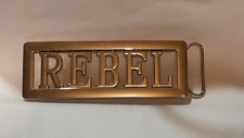 REBEL Custom Personalized Name Belt Buckle -Put your name or word on Buckle