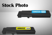 LOT OF 2 C400/C405 Toner Cyan Yellow for Xerox Versalink FREE SHIPPING c