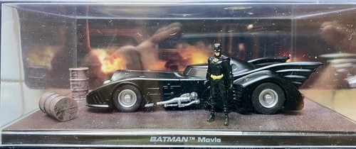 BATMAN 1989 MOVIE BATMOBILE 1:43 Scale Diecast Car #1 EAGLEMOSS AUTOMOBILIA - Picture 3 of 4