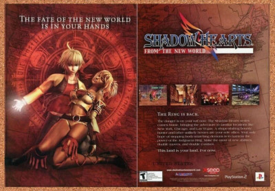 Shadow Hearts PS2 From The New World Original 2006 Ad - Video Game Promo