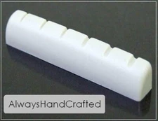 AlwaysHandCrafted Slotted BONE NUT made for EPIPHONE Guitar - 41mm / 1 5/8"