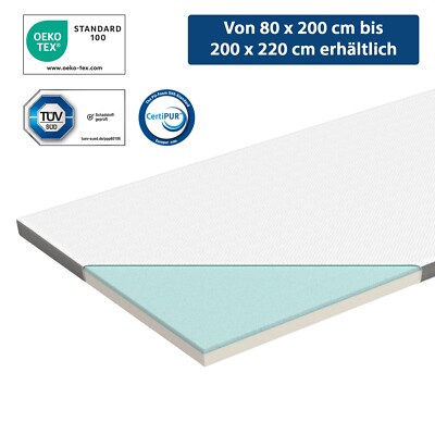 Genius eazzzy Topper Trend 5 CM Höhe, Matratzentopper, atimungsaktiver Topper