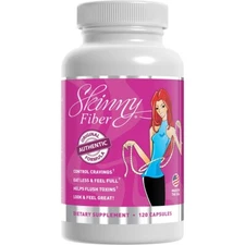 Skinny Fiber Natural Weight Loss Supplement – Appetite Suppressant + Enzymes