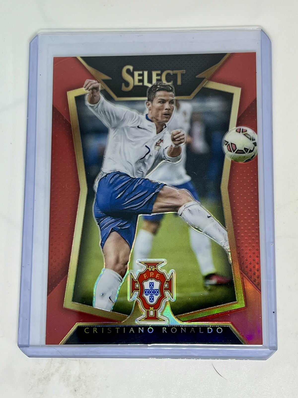 2015 Panini Select Cristiano Ronaldo Red Prizm /199 1st Year