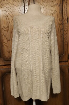Basic Loose Knit V-neck Sweater Plus Size XXL