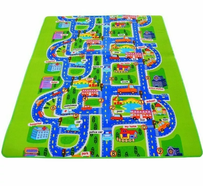 Pista De Carrinhos Brinquedo Corrida Infantil Com 6 Carros