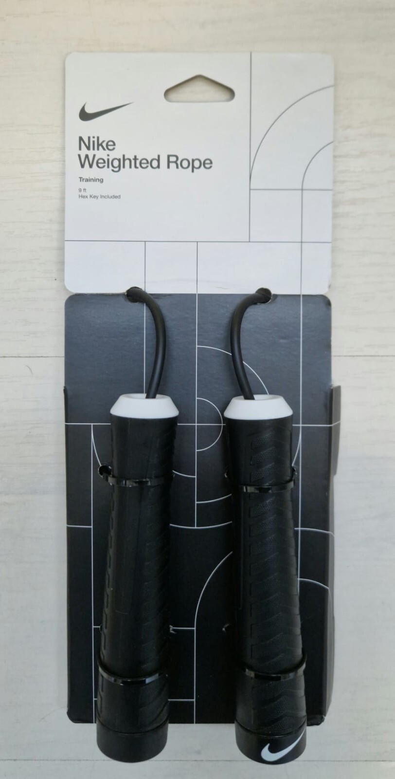 7583 NIKE WEIGHT ROPE JUMP CORDA SALTARE FITNESS PREPUGILISTICA CROSSFIT BOXE