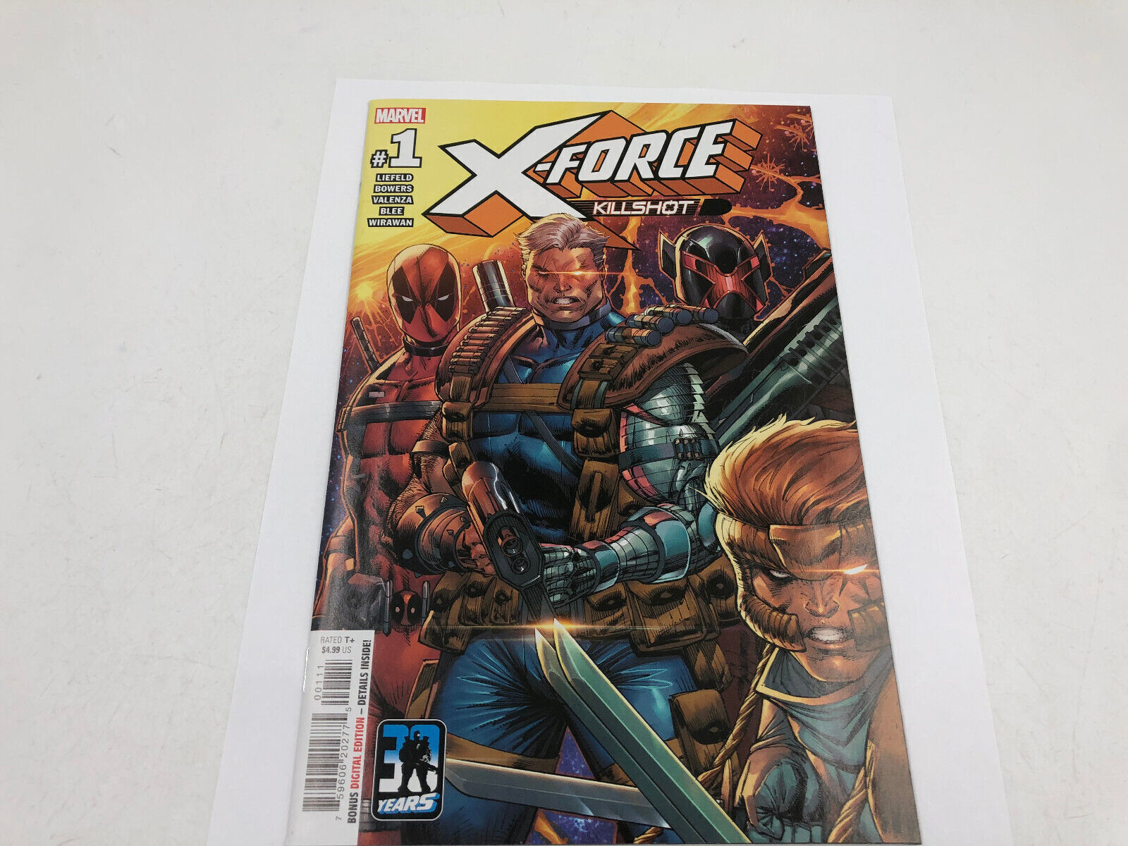 X-Force Killshot Anniversary Special #1 Liefeld Cover 1A Marvel 2022