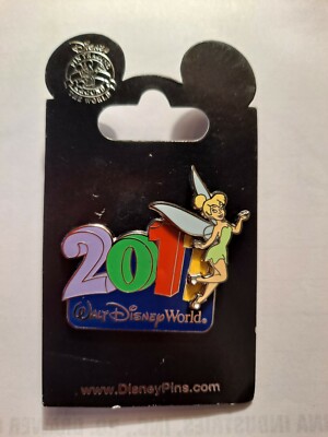 Disney Pin. NEW Tinker Bell on Card. 2011. Peter Pan. Faith Trust & Pixie Dust.