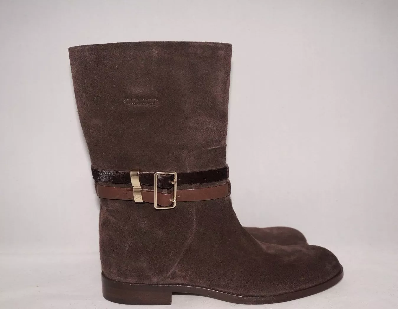 Bottes en cuir Christian Dior marron daim complice logo Christian Dior 6 États Unis 36