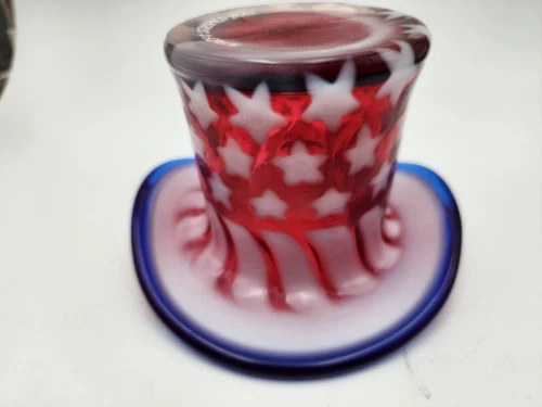 Fenton Stars And Stripes Collection Top Hat 2001