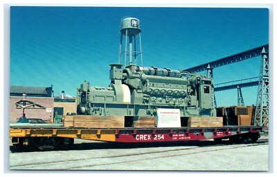 POSTCARD GM Electro-Motive Division Nashville Bridge Co Railroad Train A31