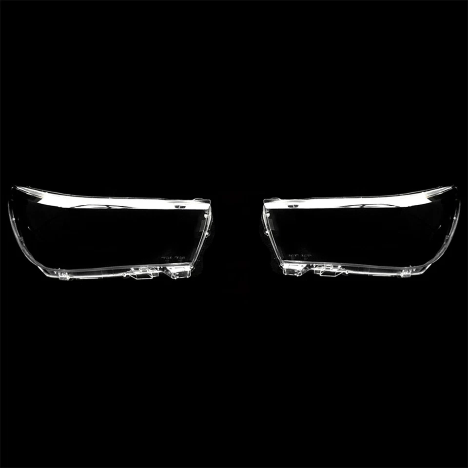 Par de cubiertas de lentes transparentes para faros aptos para Toyota Hilux 2015-2017 Foto 2 de 4