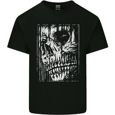 Grim Reaper Skull Gothic Biker Demon Mens Cotton T-Shirt Tee Top