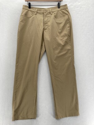 Under Armour Loose Fit Tech Golf Pant Mens 36x30 Brown Performance Stretch Chino