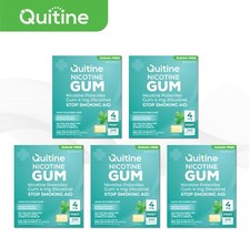 Quitine Nicotine Gum 4mg Traditional Mint 1200 Pieces 5 bulk boxes
