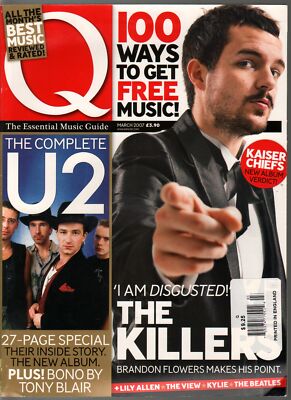 MAG: Q 3/2007-British-Brandon Flowers-The Killers-U2-Kaiser Chiefs-The Beatle...