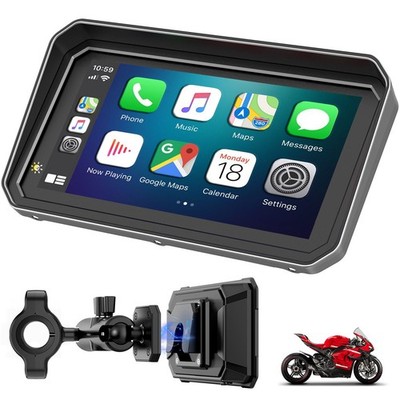 2026 New 6'' Ultra-Bright Motorcycle Carplay HD Waterproof GPS Navigation System