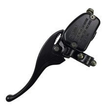 M MATI Left Front Brake Master Cylinder Front M10x1.25 Fitting , Black Chrome