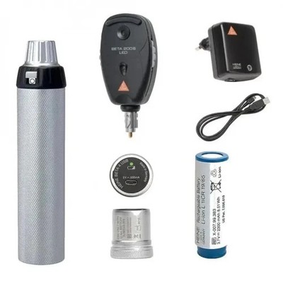 Heine BETA 200S LED Ophthalmoscope With BETA4 USB Rechargeable Handle
