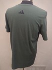 adidas Mens Cotton T Shirt Large Dark Green