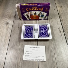 Five Crowns Card Game Five-Suited Rummy Style Set Enterprises COMPLETE 1997
