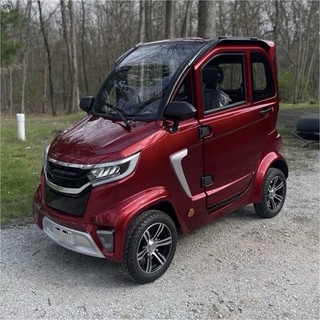 VEVOR Enclosed 4 Wheel Electric Mobility or Recreational Scooter in Red