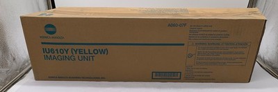 Genuine Konica Minolta A06007F (IU-610Y) Yellow Imaging Unit, OEM