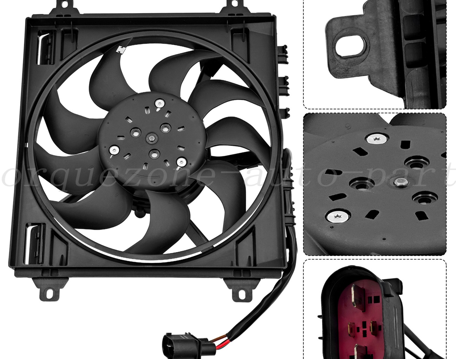 NEW For Audi R8 Lamborghini Huacan LP610 LP580 Radiator Cooling Fan 4S0121203B