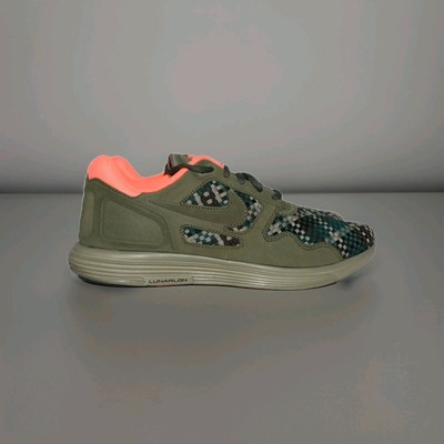 NIKE LUNAR FLOW WOVEN QS MEDIUM OLIVE MENS SPORTSWEAR SHOES - MENS SIZE  9.5