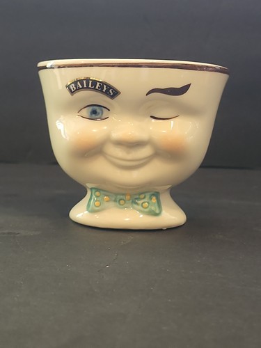 Coupe à oeufs en céramique Bailey's avec motif visage Bailey's - Clin d'œil édition limitée 1996 - Photo 1/4