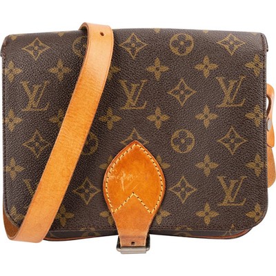 Louis Vuitton Monogram Canvas Cartouchiere MM Crossbody Bag Tasche
