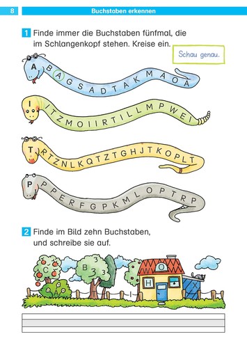 Klett Lesen und schreiben 1. Klasse: Deutsch-Übungsheft für die Grun (Broschüre) - Bild 7 von 9