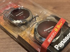 Panasonic Stereo Headphones Red RP-HZ47-R 9.9mm Thin and Lightweight Model