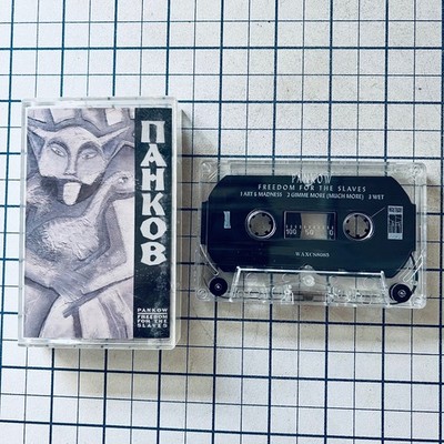PANKOW FREEDOM FOR THE SLAVES Cassette 1989 Wax Trax! Industrial Music Vintage
