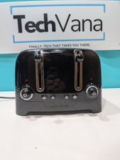 Dualit 4 Slice Black Toaster | Model: DPP4 | Tested Working | Fast Postage