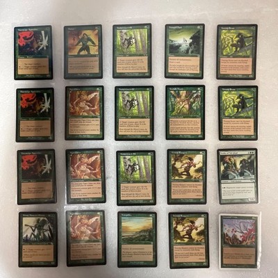MTG 20 Card Green Lot Timberwatch Elf Thornscape Apprentice Mixed Sets