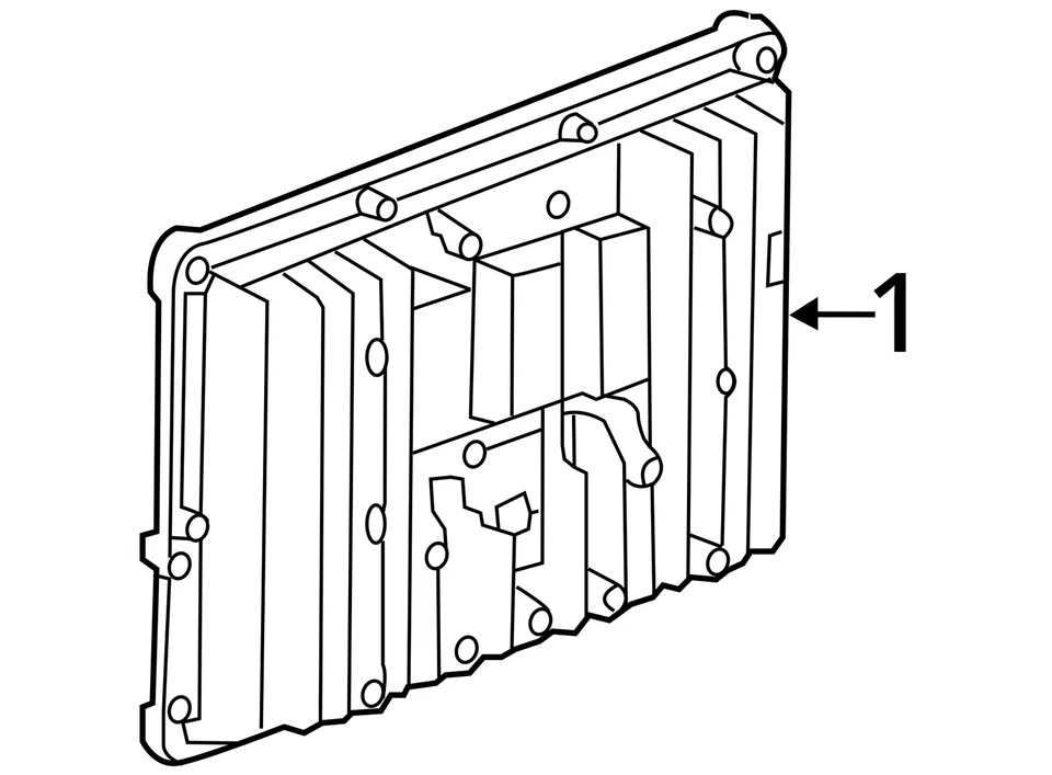 12658036 Engine ECM from 2015 Chevrolet Express 3500 6.6L 9841870 Foto 4 de 4