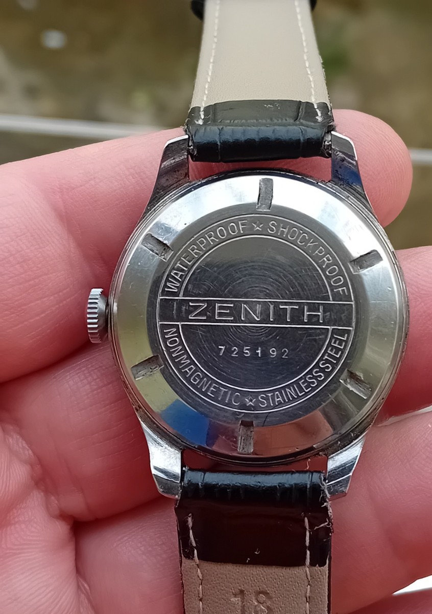 VINTAGE ZENITH MANUAL CAL 106-50-6 MEN'S 35MM | eBay