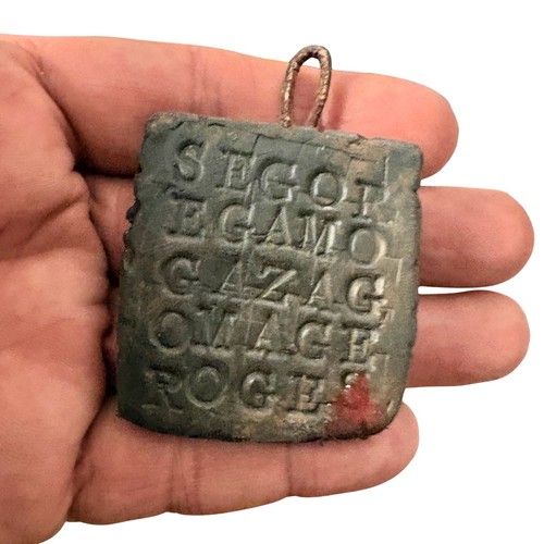 Handmade Magical Word Square Amulet Protective Talisman Occult Dark Academia