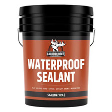 Waterproof Sealant 5 Gal. DIY Leak Repair for Roofs, Foundations, Gutters   Flex