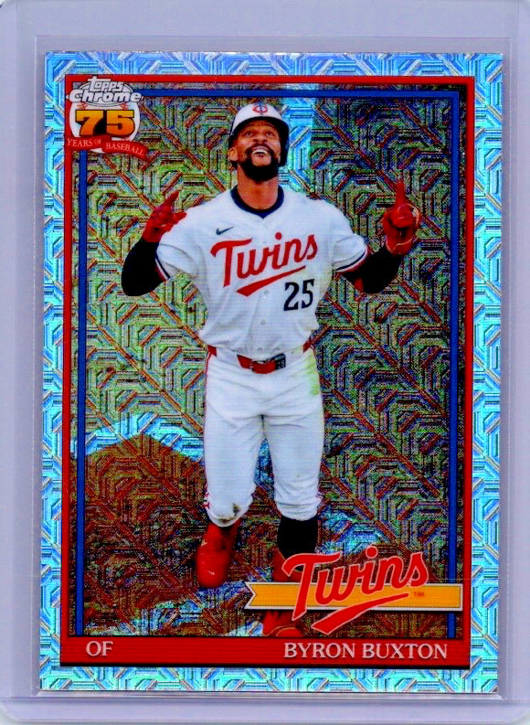 2026 Topps Chrome Series 1 Baseball - Byron Buxton - Mojo 91C-65 