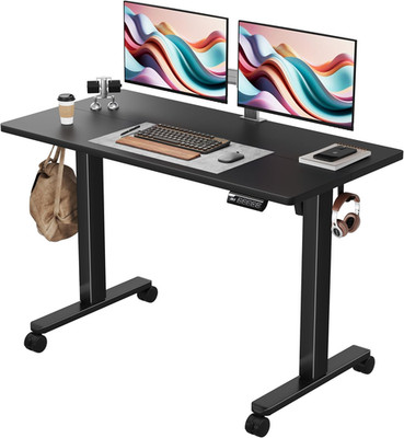 Electric Height Adjustable Standing Desk, 48X24 Inches, Ergonomic Home Office Si