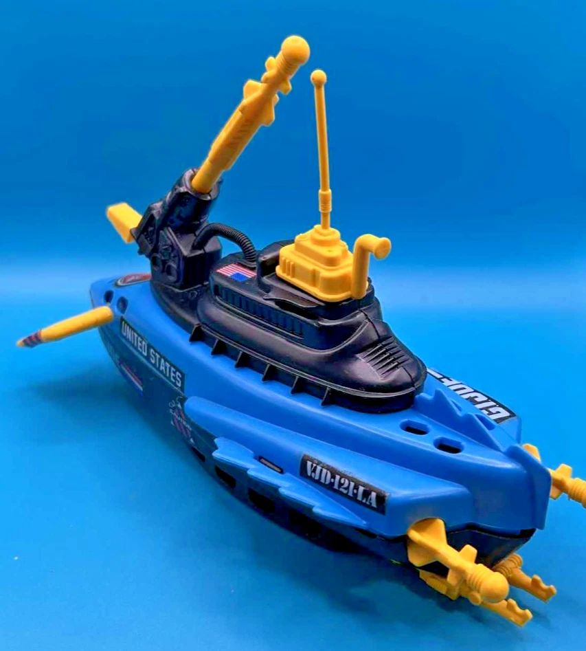 Vehículo submarino GI Joe Barracuda 1992 de colección 100 % completo ARAH Hasbro Foto 2 de 4