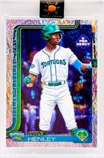 2025 Topps Pro Debut Kyle Henley #PD-112 Sparkle Foil /175 Cincinnati Reds